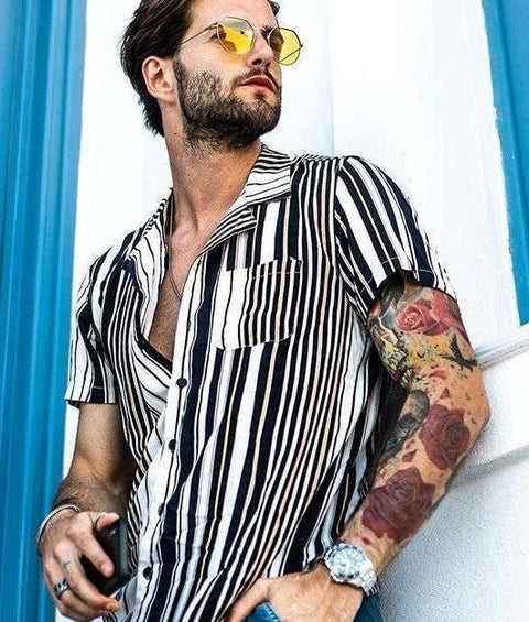 Men's Short Sleeve Shirt – Stylish Beach Top & Casual StrMen Short Sleeve Shirt – Stylish Beach Top and Casual Streetwear  Weareetwear  Wear