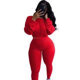 women's clothing - Ladies  Fashion Autumn Ribbed Polyester  Athleisure