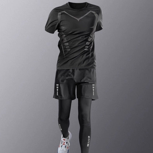 Gym Clothes -Quick-dry Clothes Tight Long Sleeve T-shirt Training Wear