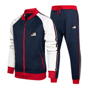 male tracksuit -  sports wear fashion color jogging autumn gym clothes