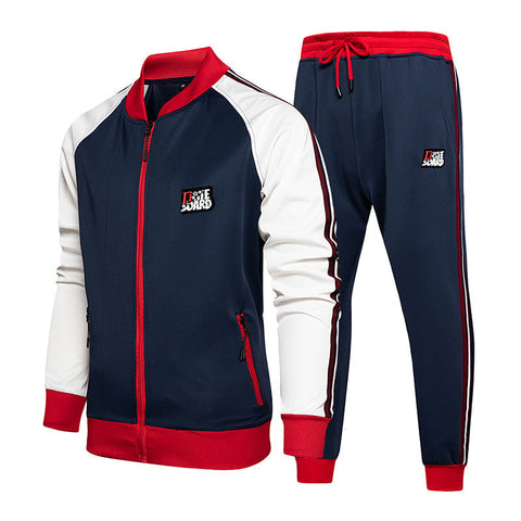male tracksuit -  sports wear fashion color jogging autumn gym clothes