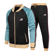 male tracksuit -  sports wear fashion color jogging autumn gym clothes