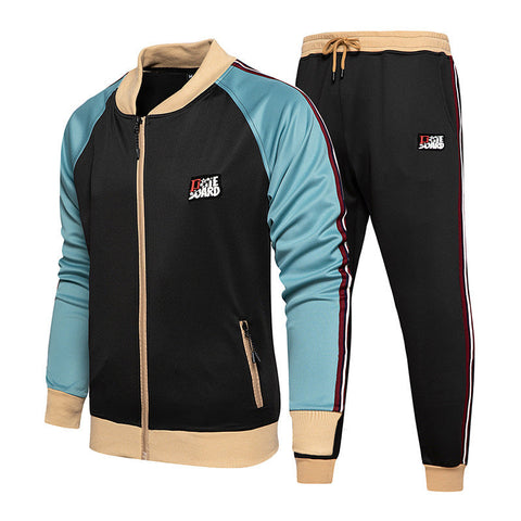 male tracksuit -  sports wear fashion color jogging autumn gym clothes