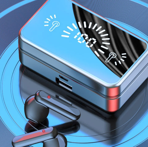 wireless earbuds -The New Bluetooth Black Tech E-sports Headset meters