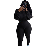 women's clothing - Ladies  Fashion Autumn Ribbed Polyester  Athleisure