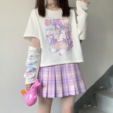 T Shirts for Women -Ladies T Shirt Streetwear Top Fashion Style Gothic