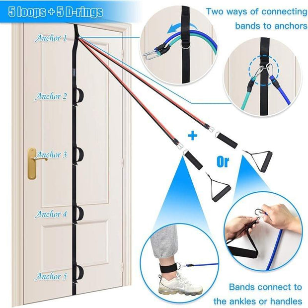 Anchor -Home Multi-point Fitness Accessories Portable Nylon Door Strap