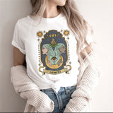 Fashion Moon Retro Gothic Print T-shirt Women