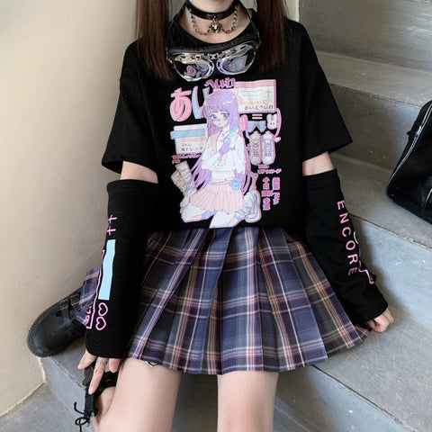 T Shirts for Women -Ladies T Shirt Streetwear Top Fashion Style Gothic