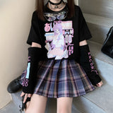 T Shirts for Women -Ladies T Shirt Streetwear Top Fashion Style Gothic