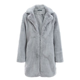 Faux Fur Coat –Long Women's Stylish Faux Fur fashion Streetwear Jacket