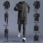 Gym Clothes -Quick-dry Clothes Tight Long Sleeve T-shirt Training Wear