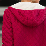 Hooded Long-sleeved Light Cotton Coat Women
