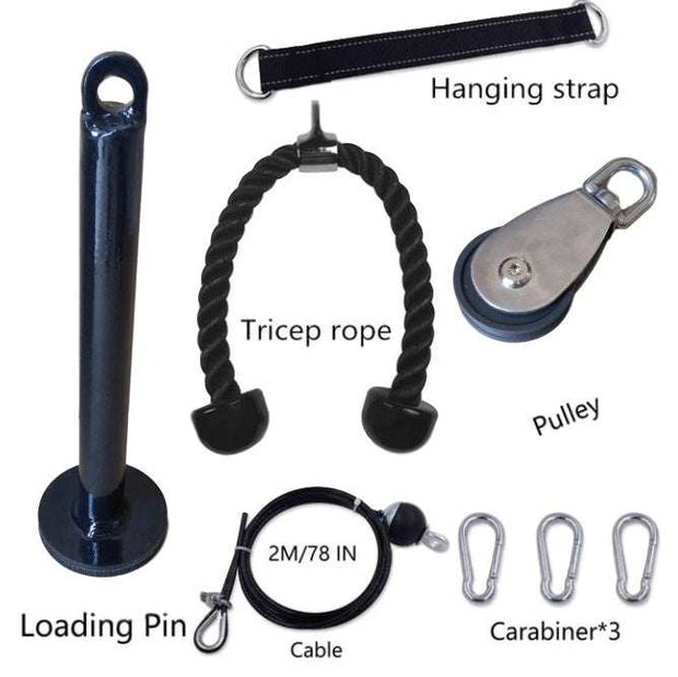 DIY -Fitness Equipment Set Home Gym Accessories for Full-Body Workouts