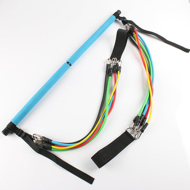 Yoga-Fitness Yoga Pilate Bar Portable Gym with Elastic Resistance Band