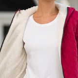 Hooded Long-sleeved Light Cotton Coat Women