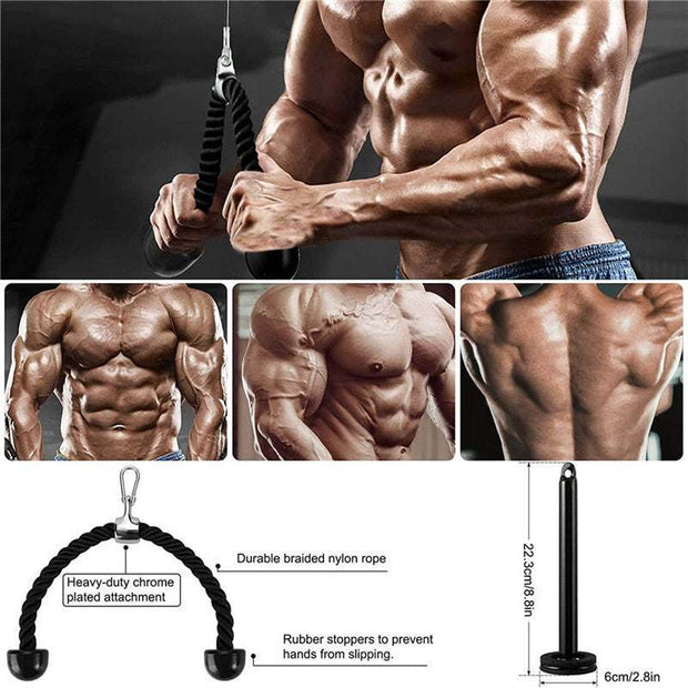 DIY -Fitness Equipment Set Home Gym Accessories for Full-Body Workouts