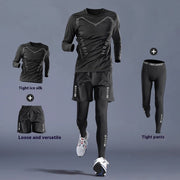 Gym Clothes -Quick-dry Clothes Tight Long Sleeve T-shirt Training Wear