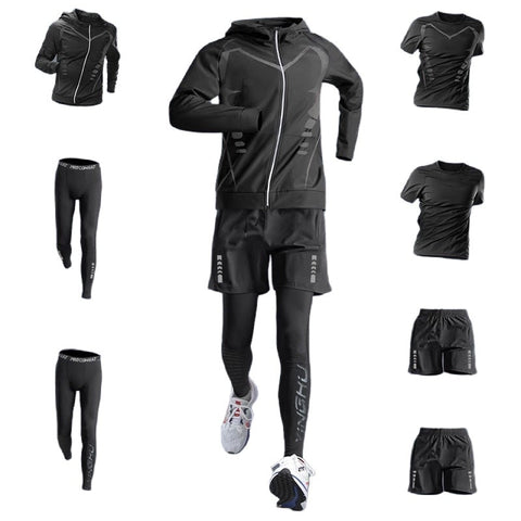 Gym Clothes -Quick-dry Clothes Tight Long Sleeve T-shirt Training Wear