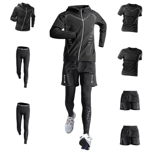 Gym Clothes -Quick-dry Clothes Tight Long Sleeve T-shirt Training Wear