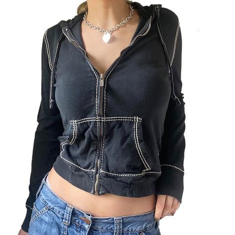 Athleisure -Women Athleisure Long sleeve Cardigan Hoodie Cotton  blend