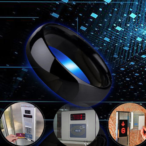 Stainless Steel Ring -New High-Tech Ceramic Smart Ring for Men & Women
