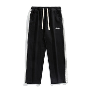 Sweatpants - Men's Loose Versatile Athleisure  Embroidered  Sweatpants