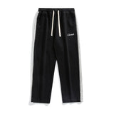 Sweatpants - Men's Loose Versatile Athleisure  Embroidered  Sweatpants