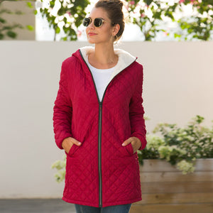 Hooded Long-sleeved Light Cotton Coat Women