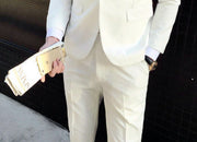 Suit - Suit Business Professional solid color Formal Wear Slim Fit Men