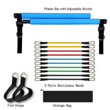 Yoga-Fitness Yoga Pilate Bar Portable Gym with Elastic Resistance Band