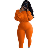 women's clothing - Ladies  Fashion Autumn Ribbed Polyester  Athleisure